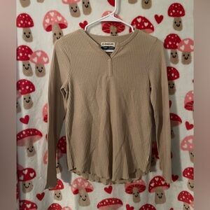 Magellan Outdoors Tan Long Sleeve Tee